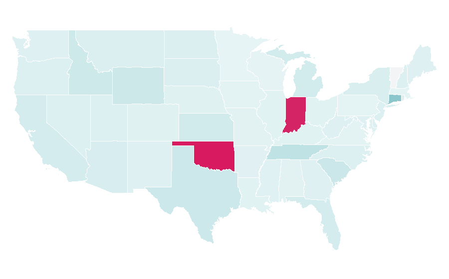 Affinity by region — Sushi Bar, United States