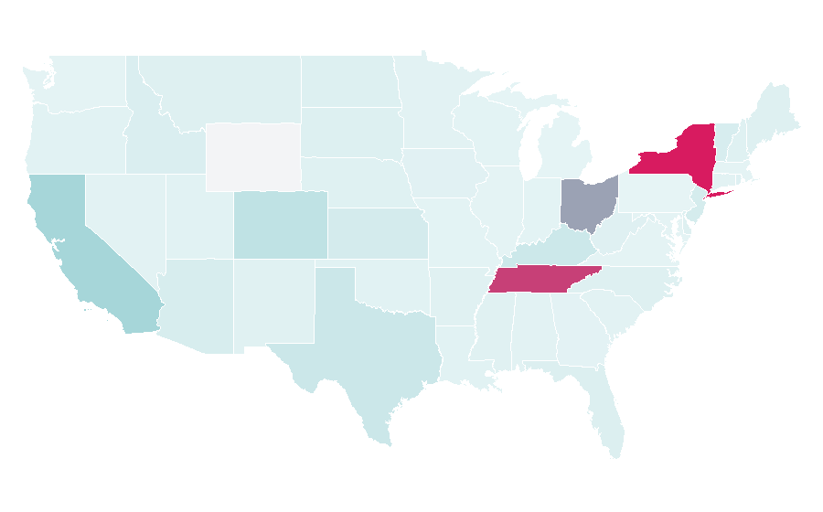Affinity by region — Sushi Shop, United States
