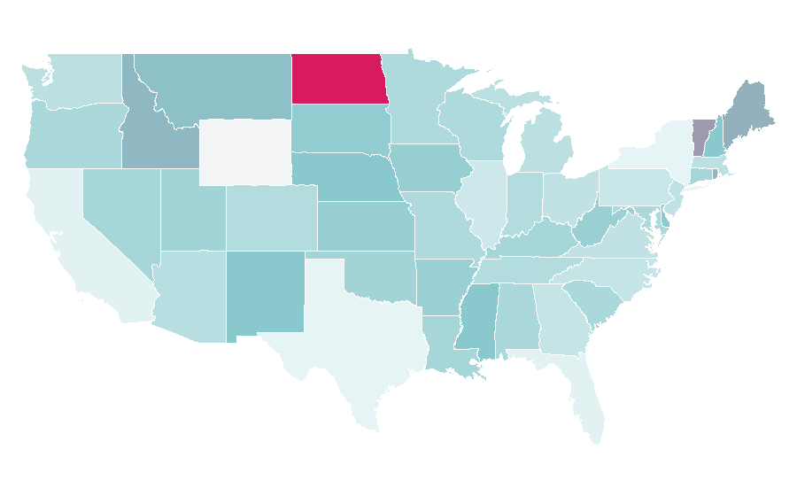 Affinité par région — Suspension (vehicle), États-Unis