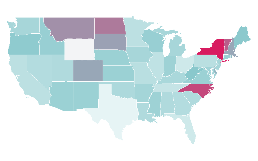 Affinity by region — Sustainable business, United States