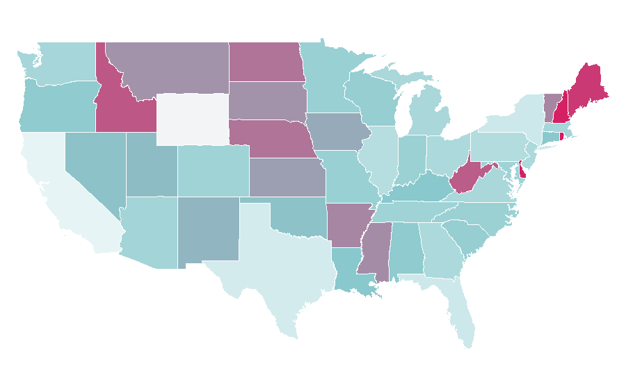 Affinity by region — Sustainable consumption, United States