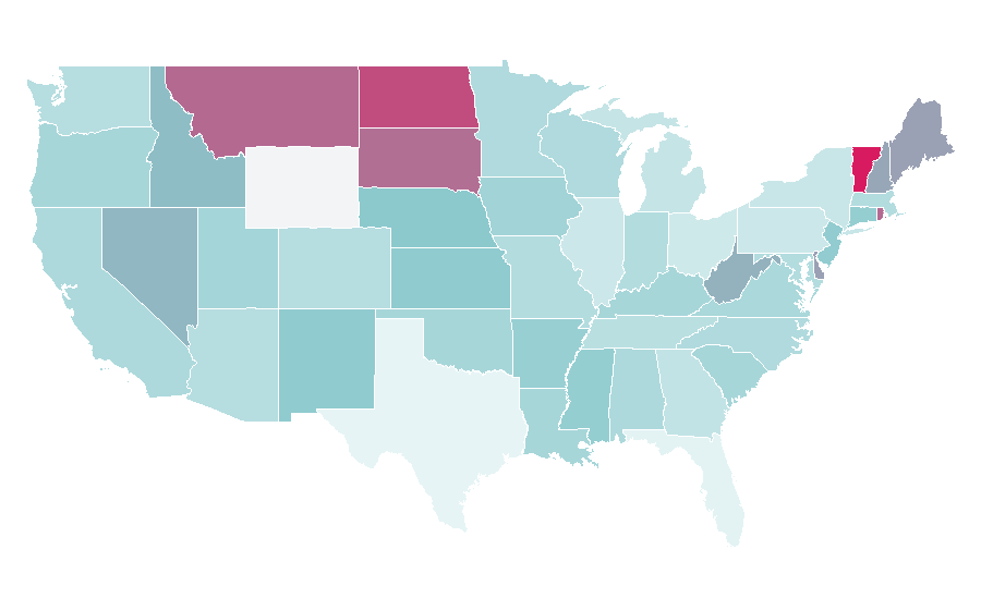 Affinität nach Region — Sustainable transport, USA