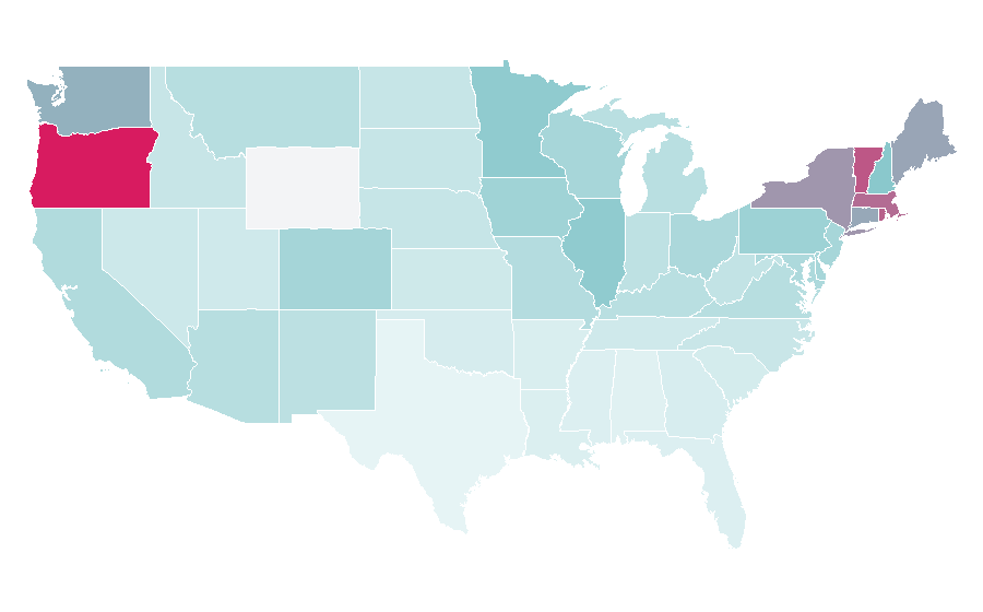 Affinity by region — Suzanne Vega, United States