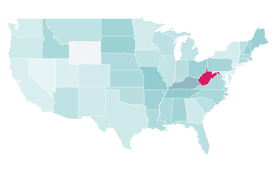 Affinity by region — Sveriges Television, United States