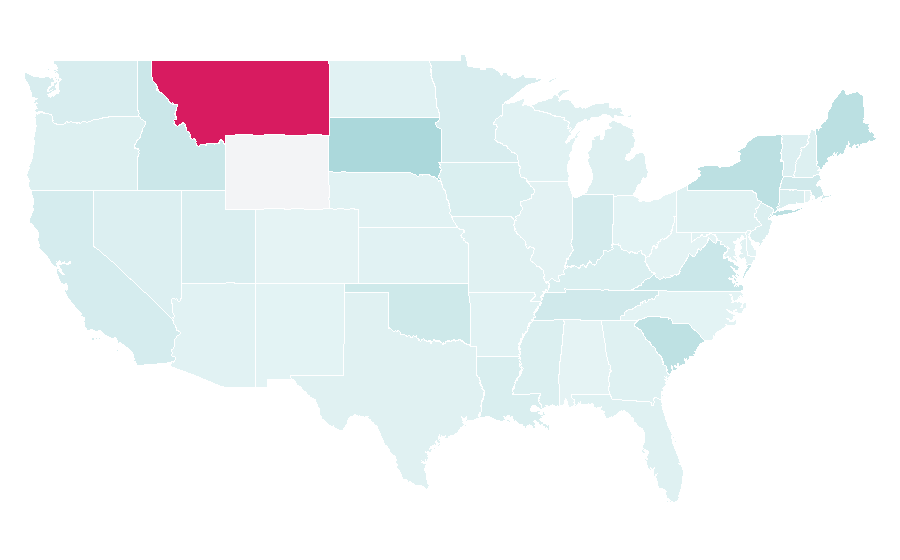 Affinity by region — Swan Lake, United States