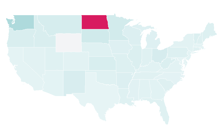 Affinity by region — Swanson, United States