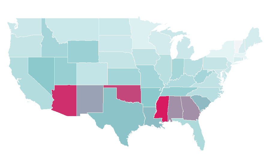 Affinity by region — Swift Transportation, United States