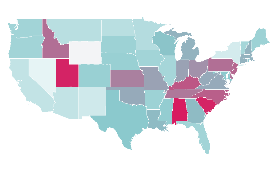 Affinity by region — Swim diaper, United States