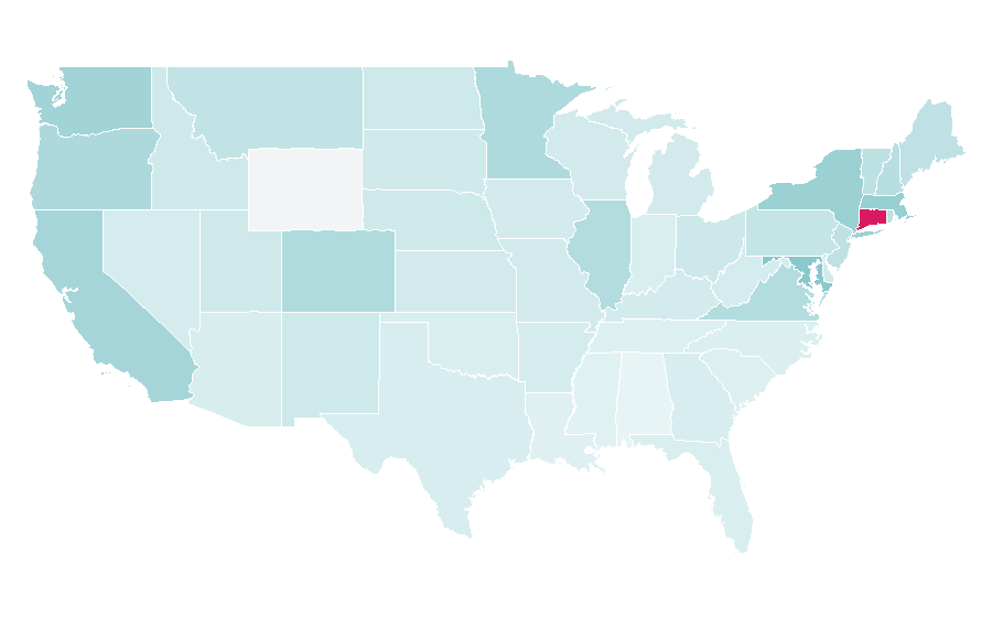 Affinity by region — Syriana, United States