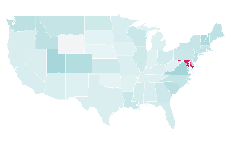 Affinity by region — T. Rowe Price, United States