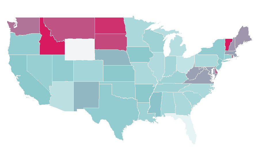 Affinity by region — Table football, United States