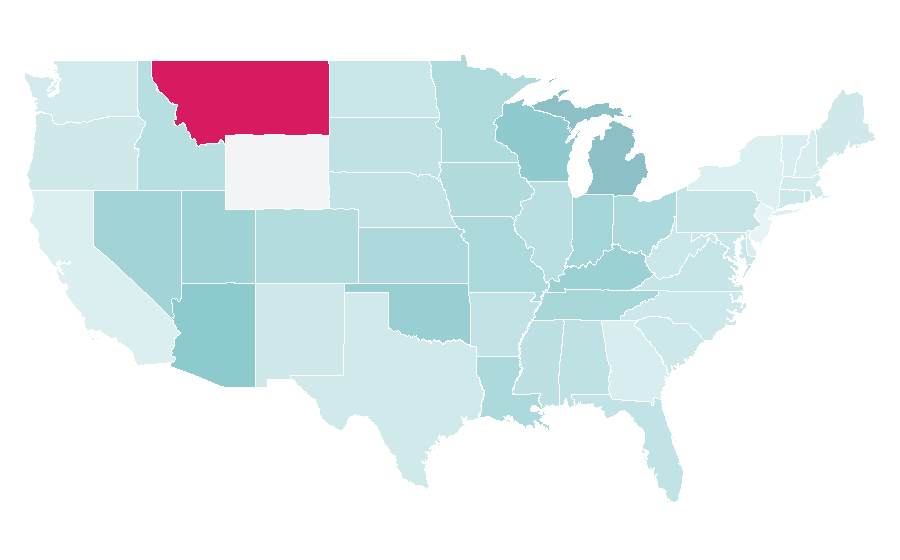 Affinity by region — Tablo, United States