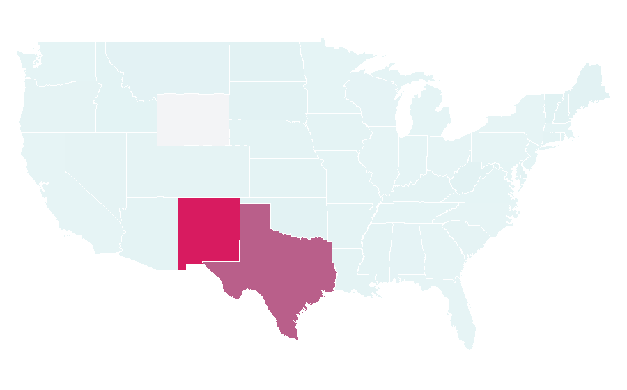 Affinity by region — Taco Cabana, United States