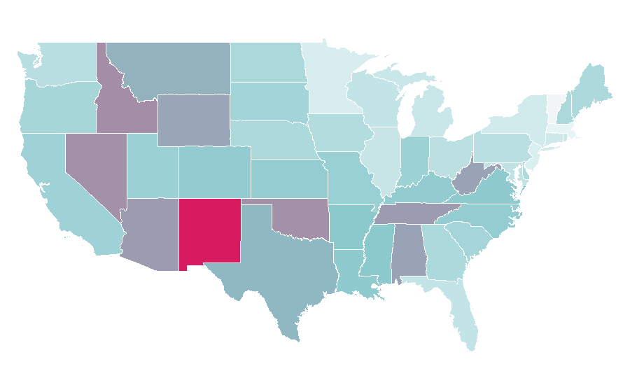 Affinity by region — Tactical pants, United States