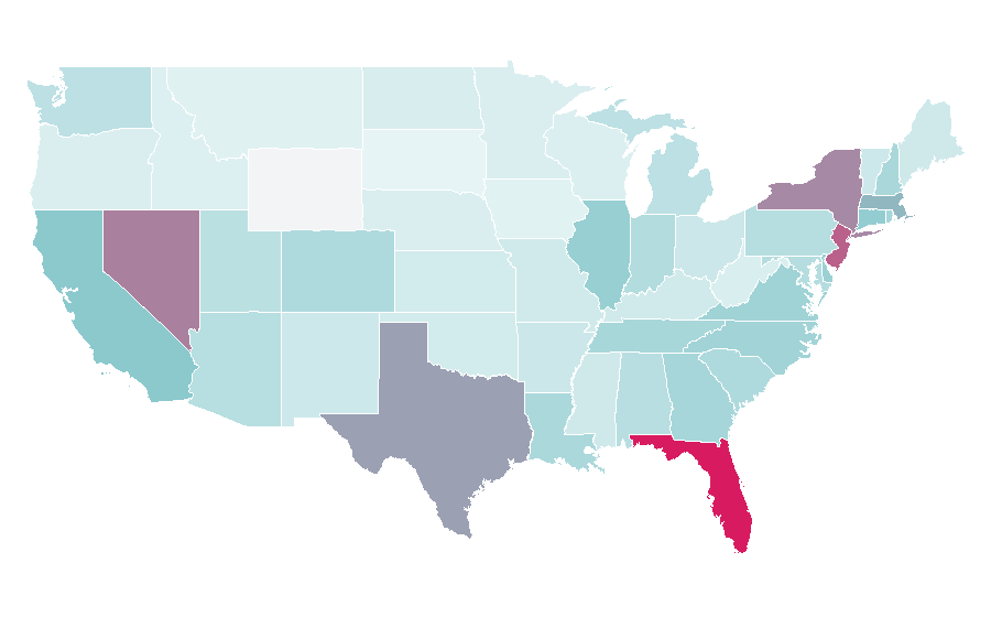 Affinity by region — TAG Heuer, United States