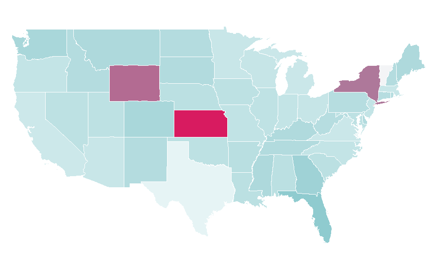 Affinity by region — Tagesschau24, United States