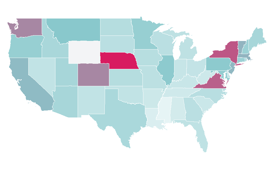 Affinity by region — Tajikistan, United States