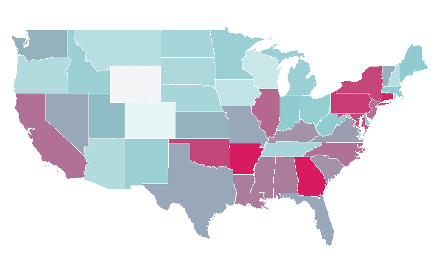 Affinity by region — Talent show, United States