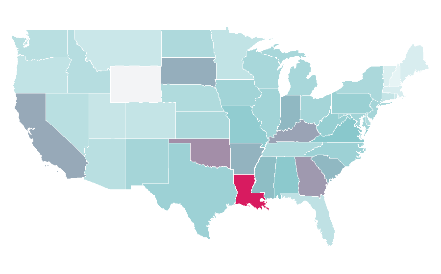 Affinity by region — TALK, United States