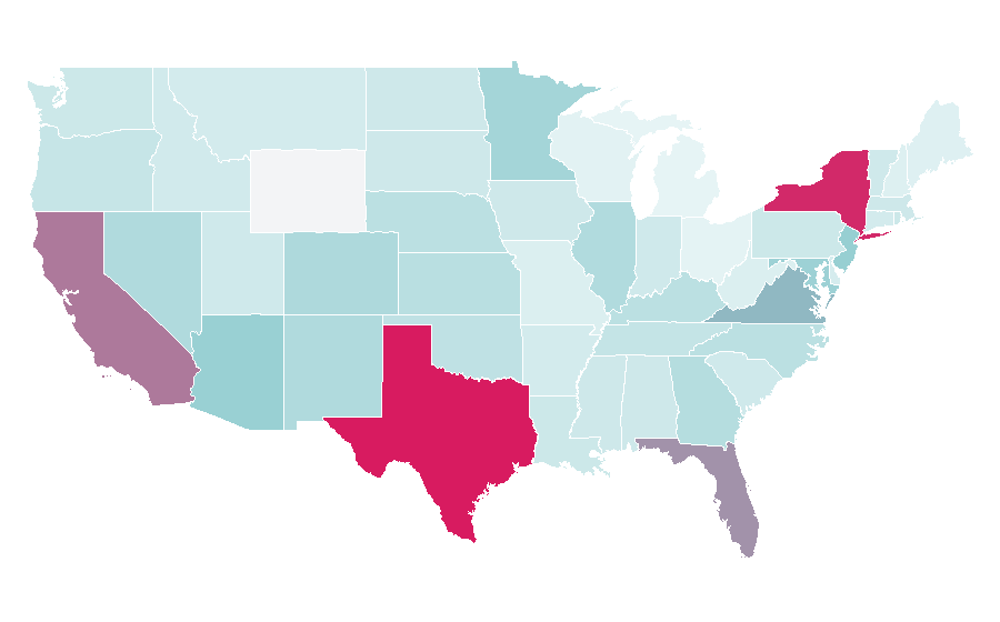 Affinity by region — Taller, United States