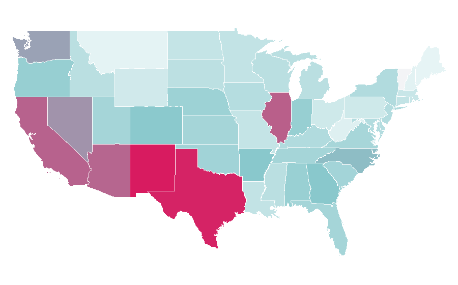 Affinity by region — Tamale, United States