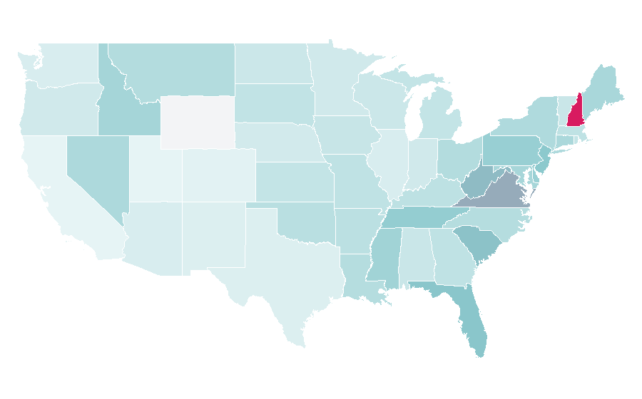 Affinity by region — Tammy Bruce, United States