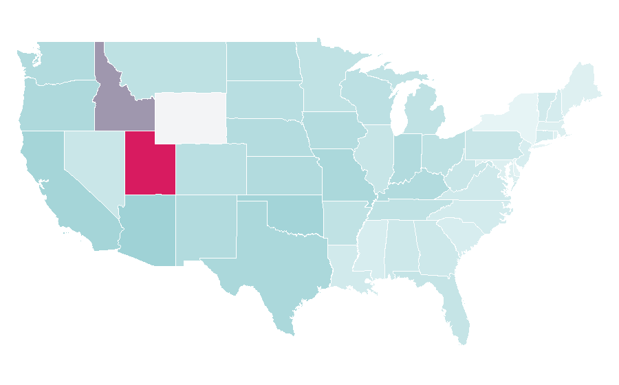 Affinity by region — Tangled, United States