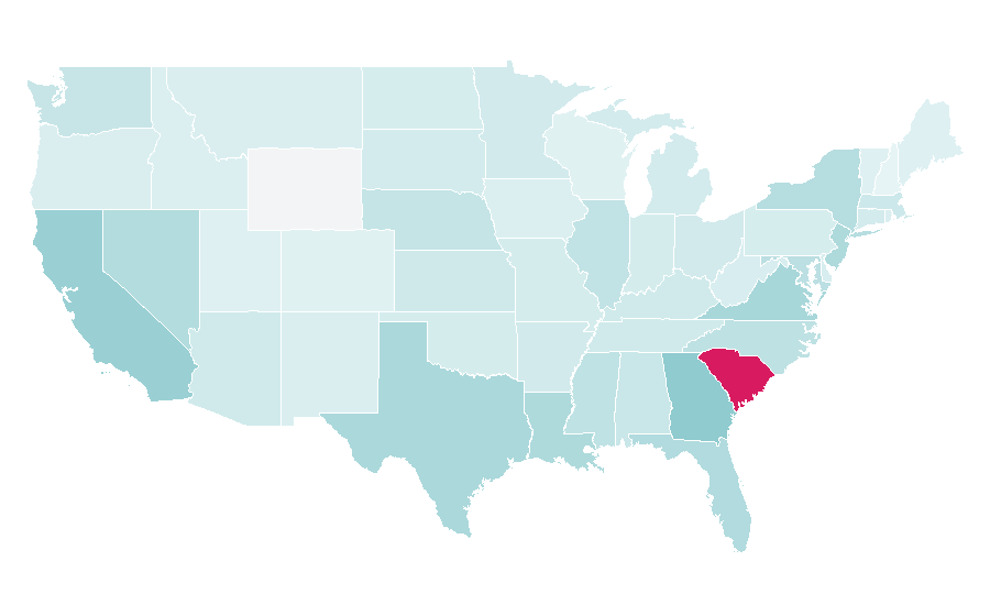 Affinity by region — Tap water, United States