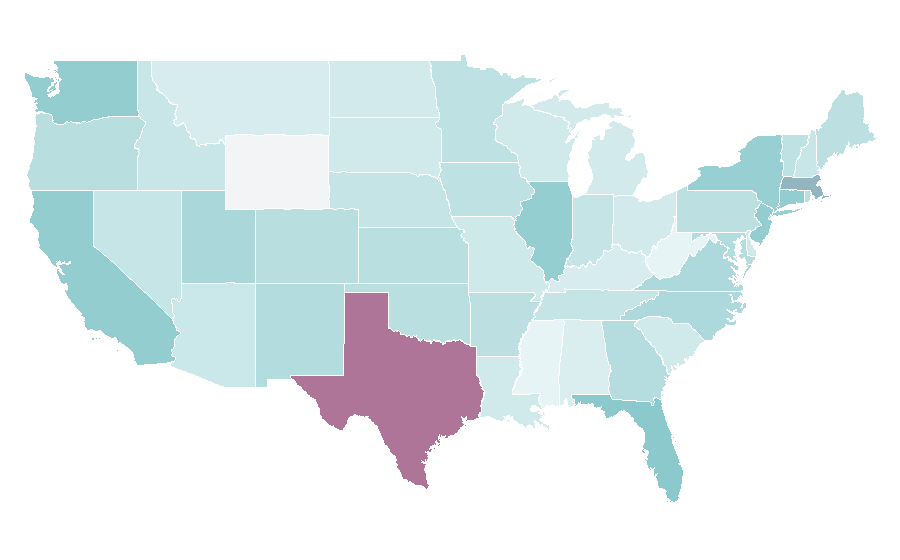 Affinity by region — Tapioca, United States