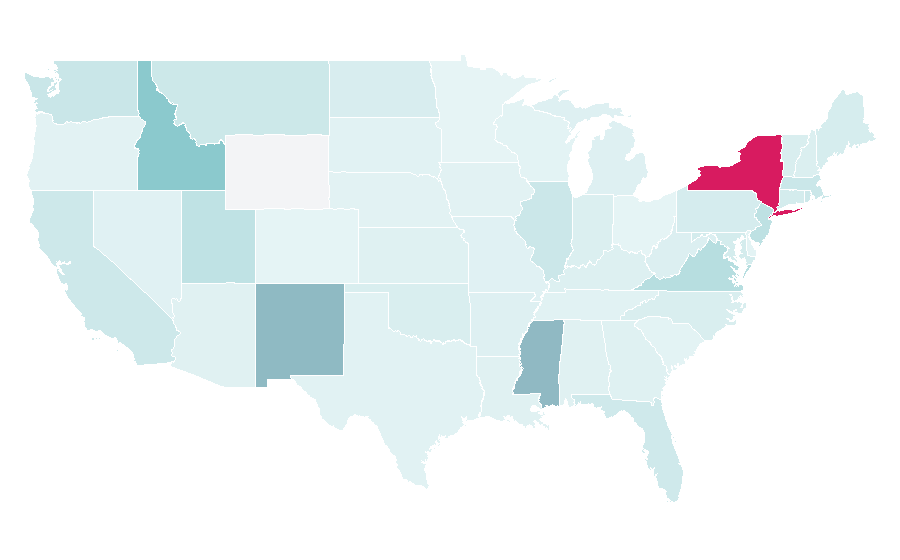 Affinity by region — Tapping, United States