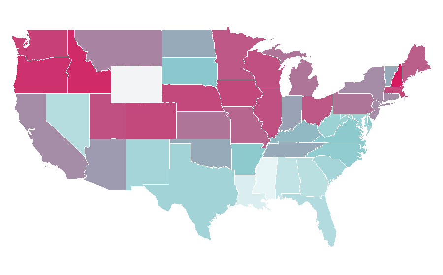 Affinity by region — Taran Killam, United States