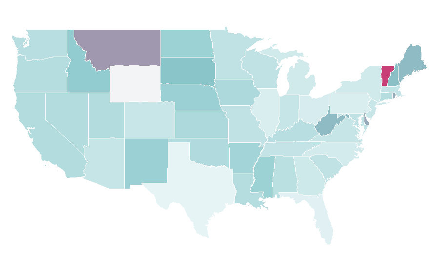 Affinity by region — Tarento, United States