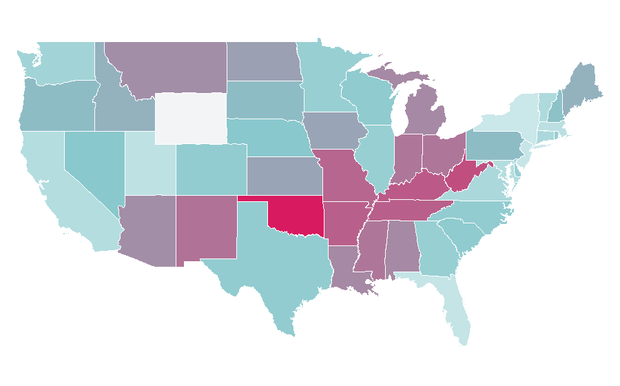 Affinity by region — Taryn Manning, United States