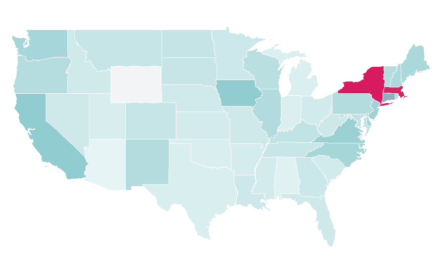 Affinity by region — Tatler, United States