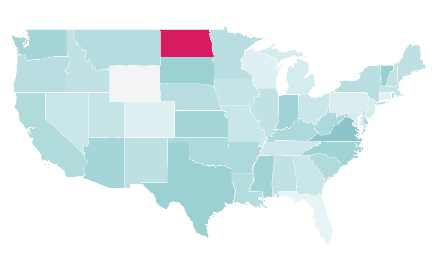 Affinity by region — Tax deduction, United States