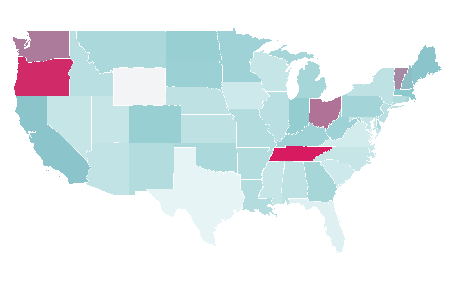 Affinity by region — TC Electronic, United States