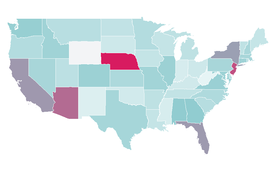 Affinity by region — TD Ameritrade, United States