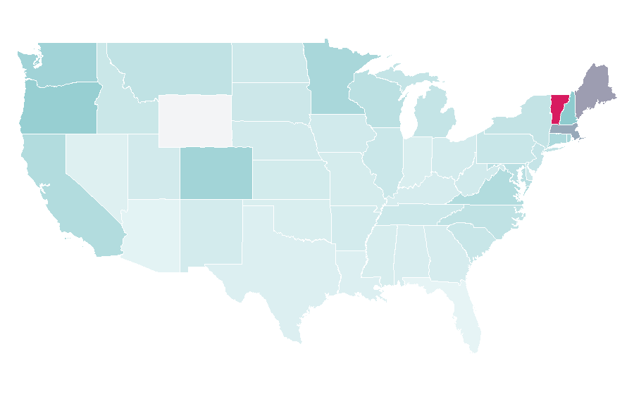 Affinity by region — Tea Collection, United States