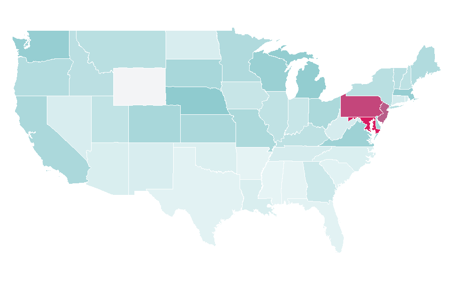 Affinity by region — TeamSnap, United States