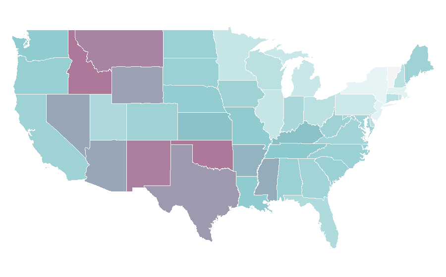 Affinity by region — Tears of the Sun, United States