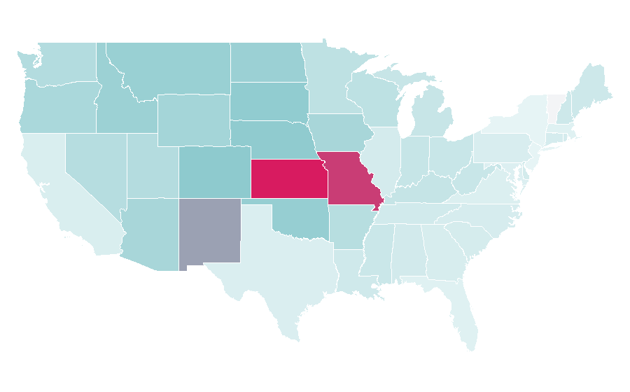 Affinity by region — Tech N9ne, United States