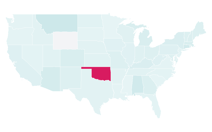 Affinity by region — Ted (film), United States