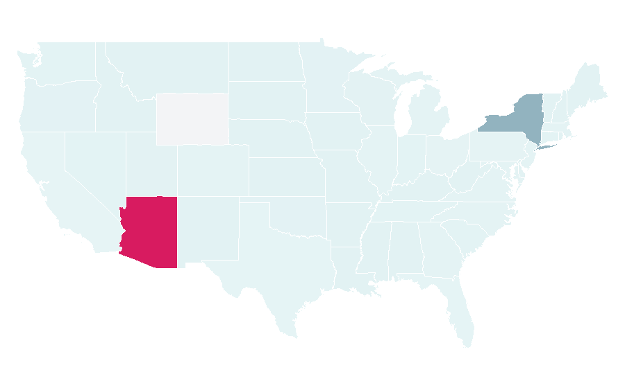 Affinity by region — Ted's Hot Dogs, United States