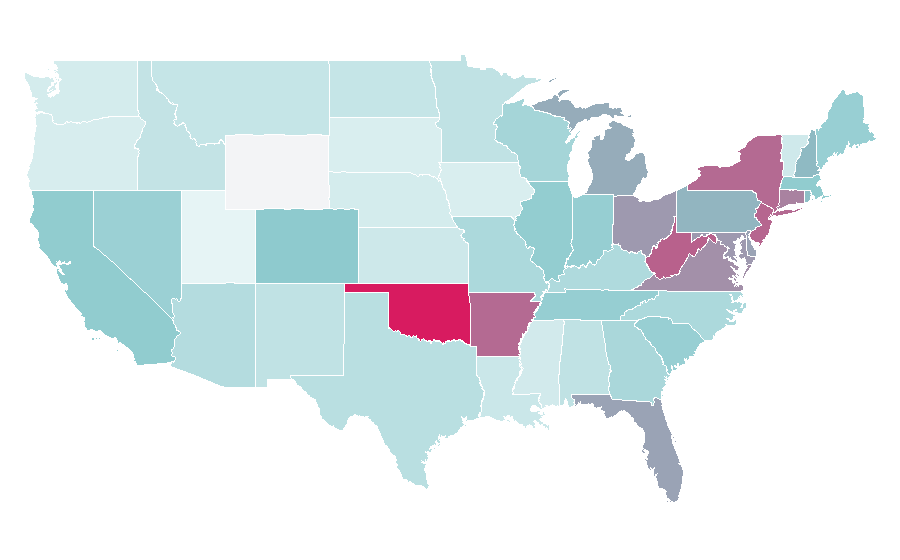Affinity by region — Teleflora, United States
