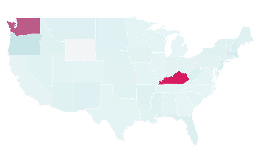 Affinity by region — Televisa Deportes Network, United States