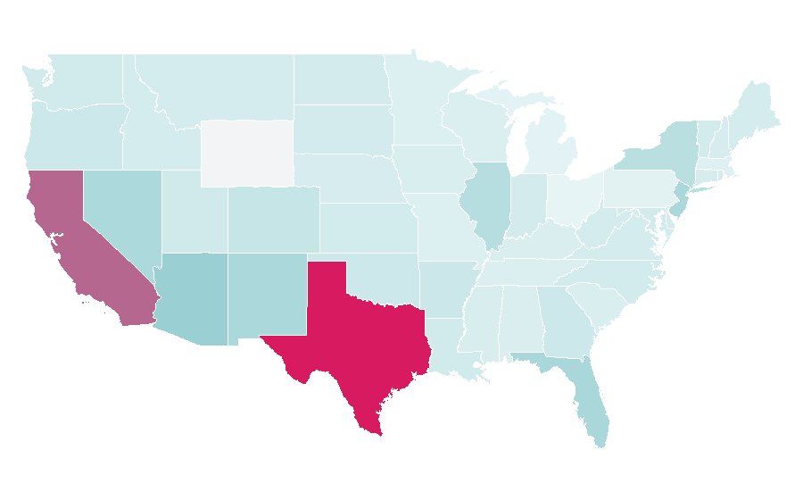 Affinity by region — Television, United States