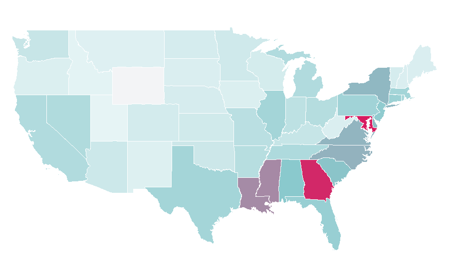 Affinity by region — Tems, United States