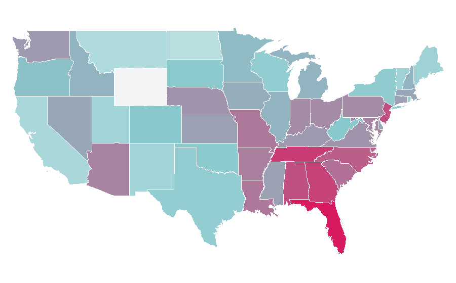 Affinity by region — Tesla Cybertruck, United States