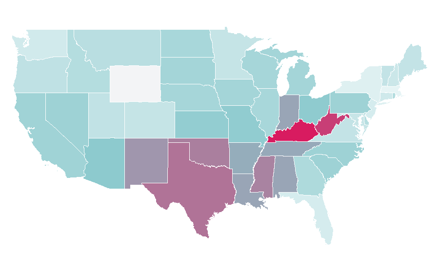 Affinity by region — Texas Chainsaw 3D, United States