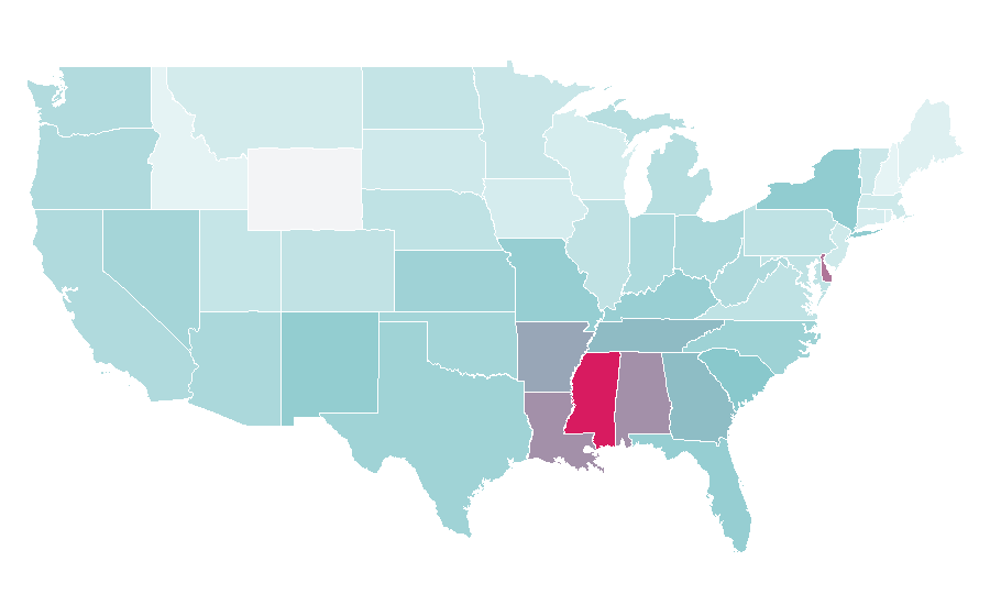 Affinity by region — TextNow, United States